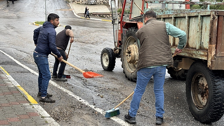 Dolu ve sel Arapgir'i vurdu, Belediye hızla harekete geçti