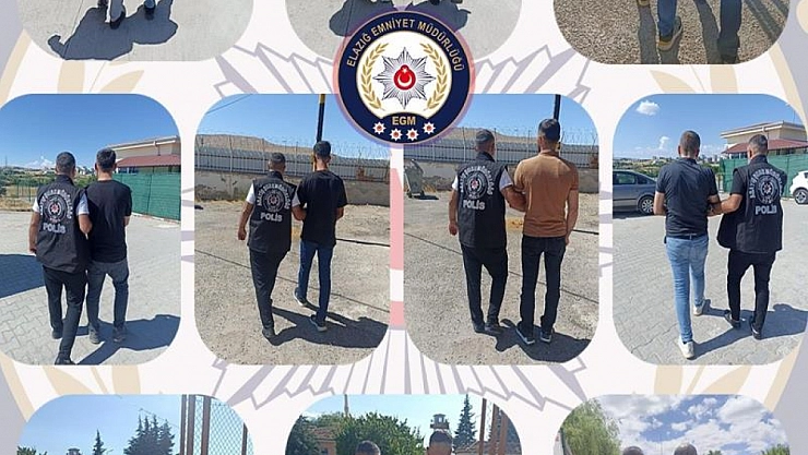 Elazığ'da 90 şüpheli yakalandı