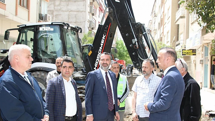 Elazığ'da altyapı çalışmaları devam ediyor
