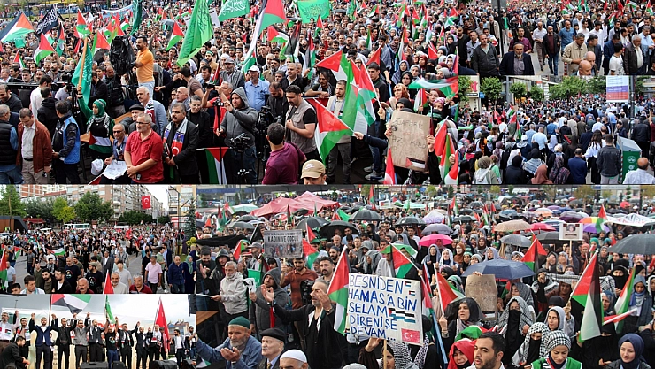 Elâzığ'da 'Büyük Gazze Mitingi'