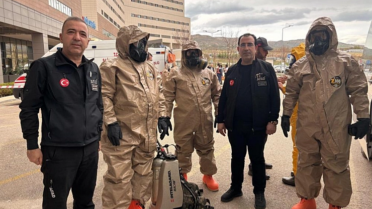 Elazığ'da KBRN tatbikatı yapıldı