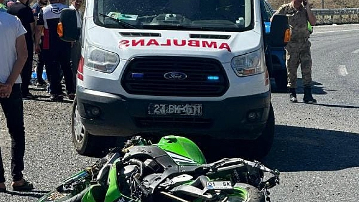 Elazığ'da feci motosiklet kazası