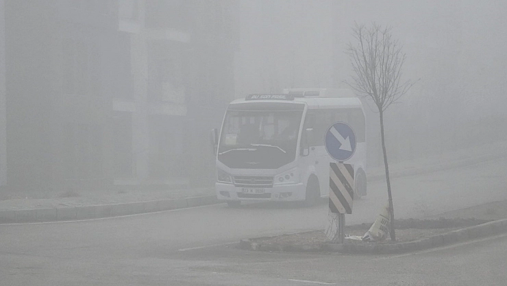 Elazığ'da yoğun sis!
