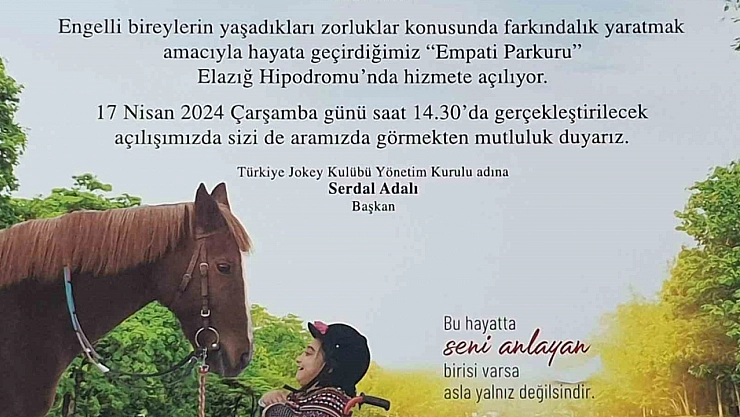 Elazığ empati parkuru kuruluyor