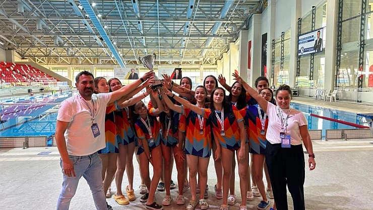 Elazığ kadın su topunda Türkiye 2.'si