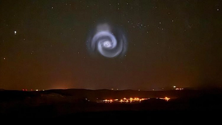 Elazığ semalarında heyecanlandıran görüntü