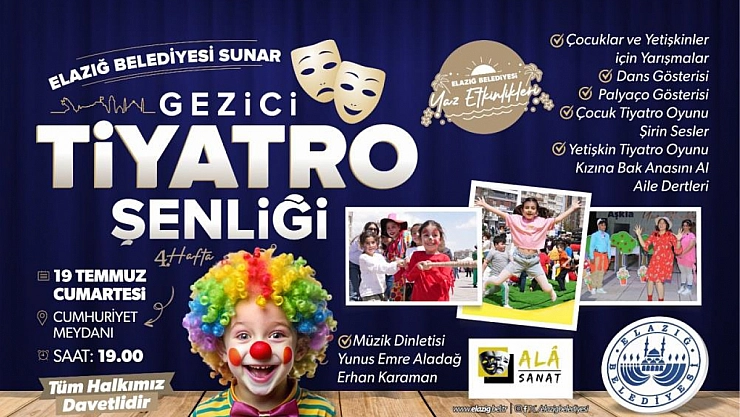 Elazığlılar hafta sonu sanatla buluşacak!