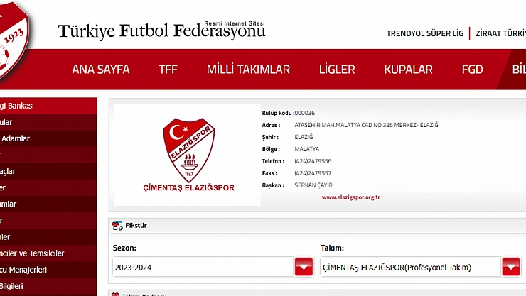 Elazığspor'un yeni ismi belli oldu!