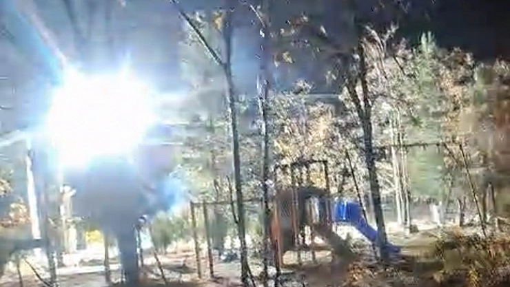 Elektrik hattı patladı