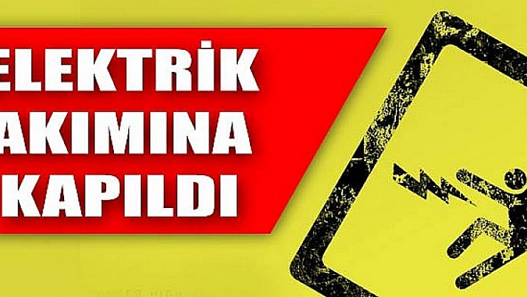 Elektrik akımına kapıldı