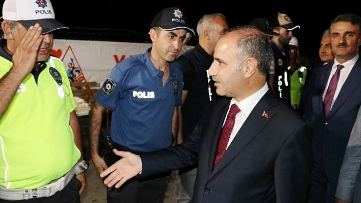 Aktaş, trafik denetiminde