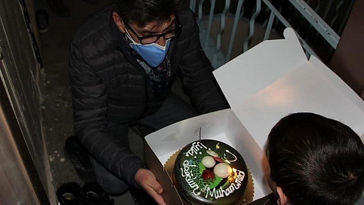 Emniyet Müdürü Dağdeviren'den çocuklara doğum günü sürprizi