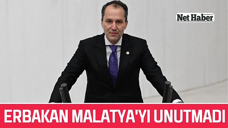 Erbakan Malatya'yı unutmadı