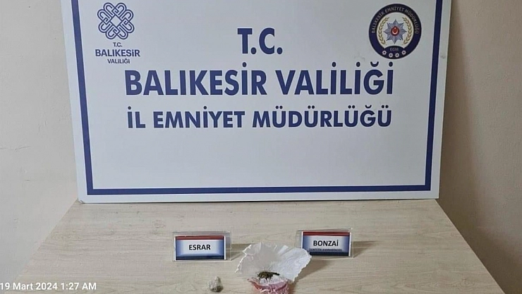 Uyuşturucu operasyonunda 1 kişi yakalandı