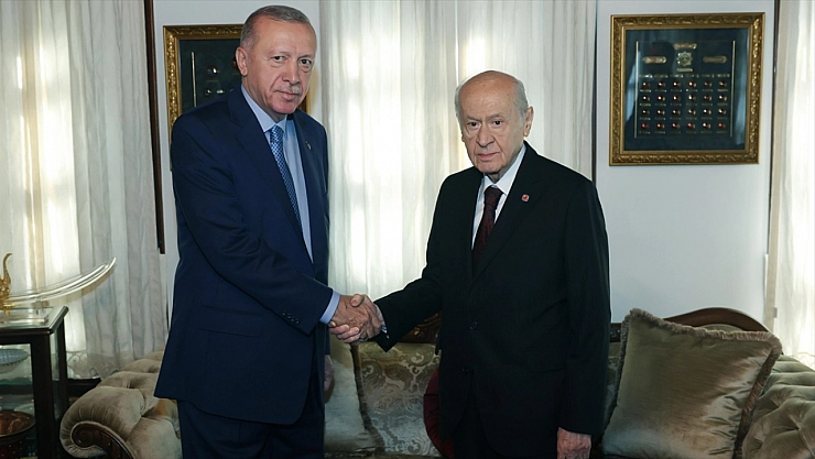 Erdoğan, Bahçeli ile görüştü