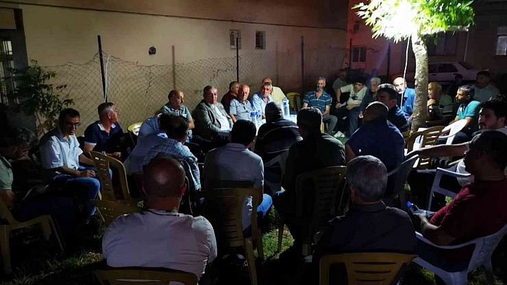 Erdoğan Mahalle sakinleri ile buluştu