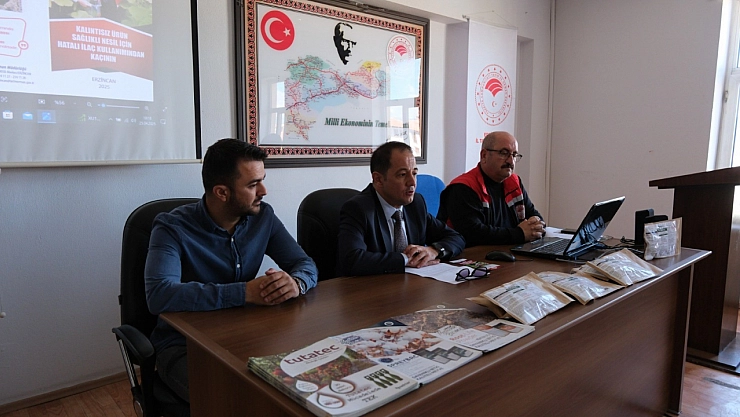 Erzincan'da feromon yayıcı kapsül dağıtıldı