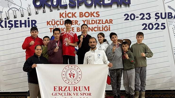 Erzurum'un kicks boks başarısı