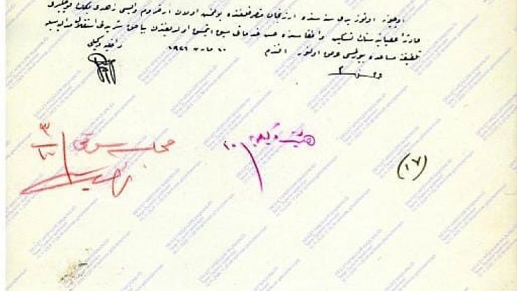 Erzurum Valisine İstiklal Madalyası