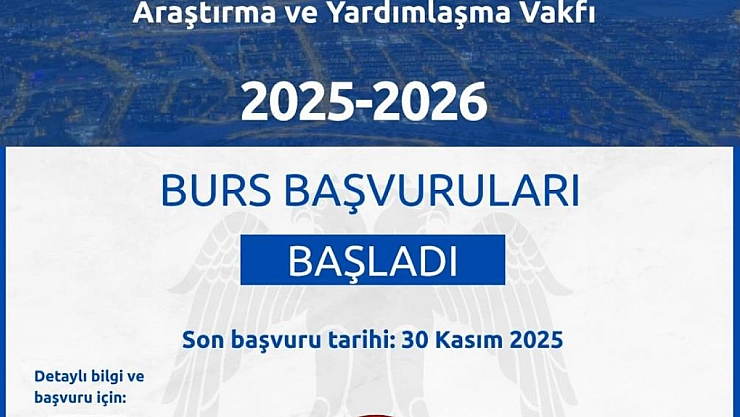 ESAV burs başvuruları başladı