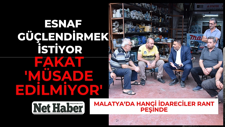 Esnafa 'müsade edilmiyor'