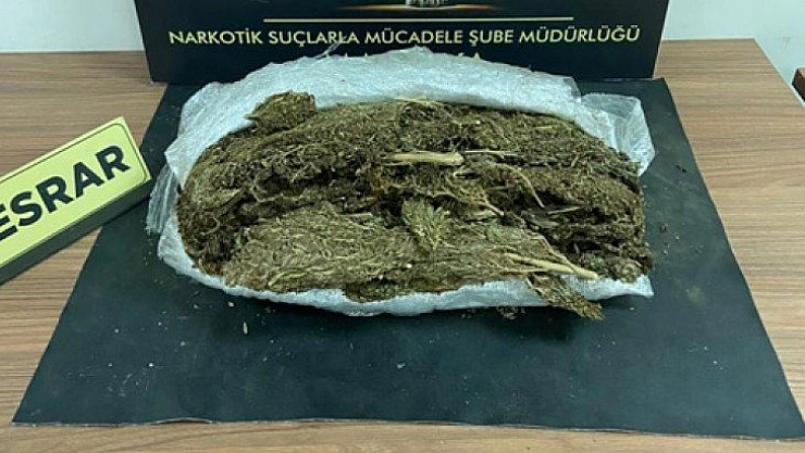 Esrar ele geçirildi