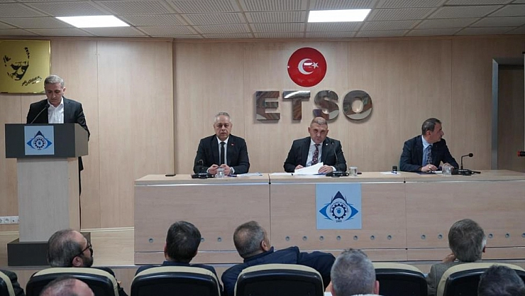 ETSO'da kasım ayı meclis toplantısı gerçekleştirildi