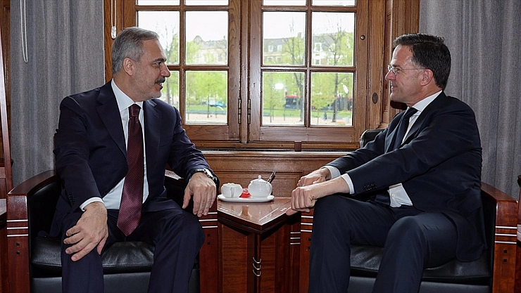 Fidan, Hollanda Başbakanı Rutte ile görüştü