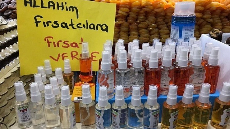 Fırsatçılara inat kolonya bedava