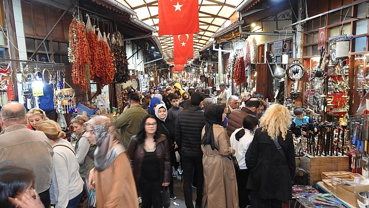 Gaziantep'teki yerli turist yoğunluğu esnafa çifte bayram yaşattı