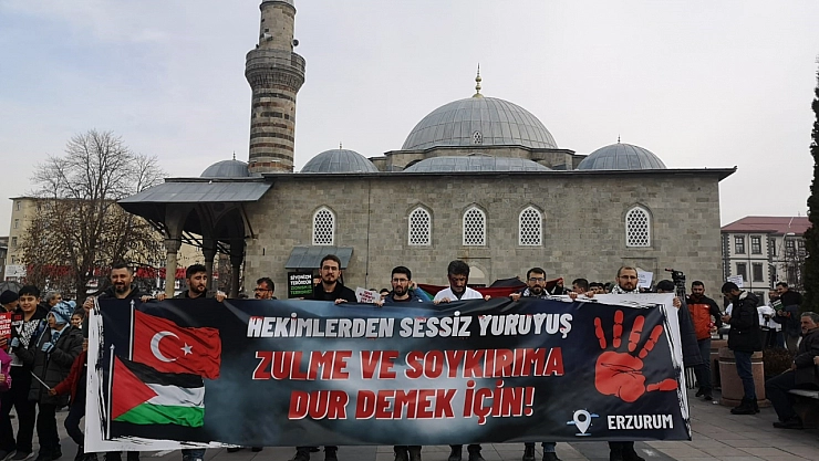 Gazze için 'sessiz yürüyüş'