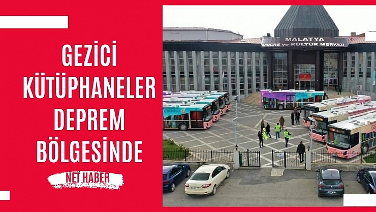 Gezici kütüphaneler deprem bölgesinde