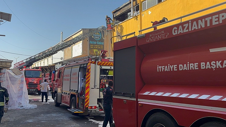 Gıda işletmesinde yangın