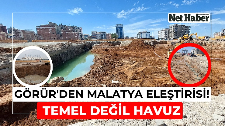 'Temel değil havuz'