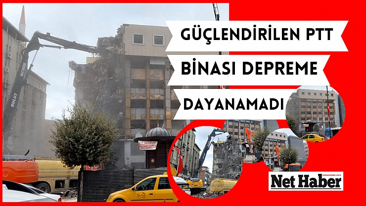 Güçlendirilmişti depreme dayanamadı