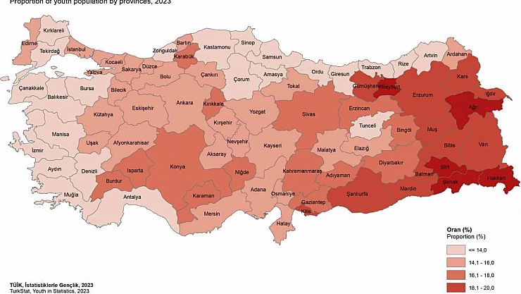 Gümüşhane, onlarca ili geride bıraktı
