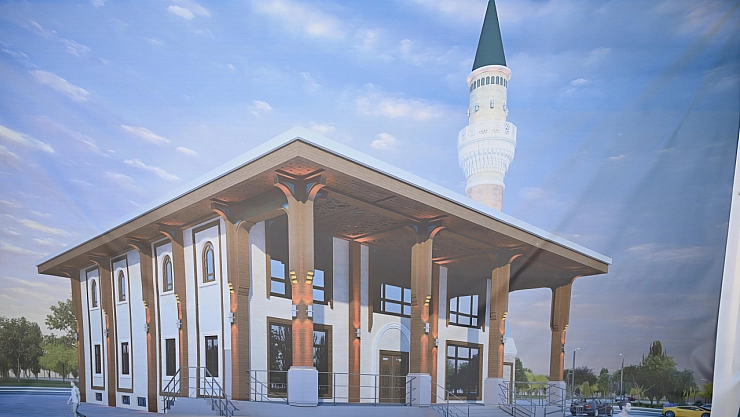 Gurbetteki vefa eli: Orduzu Mehmet Turgut Camii'nin temeli atıldı