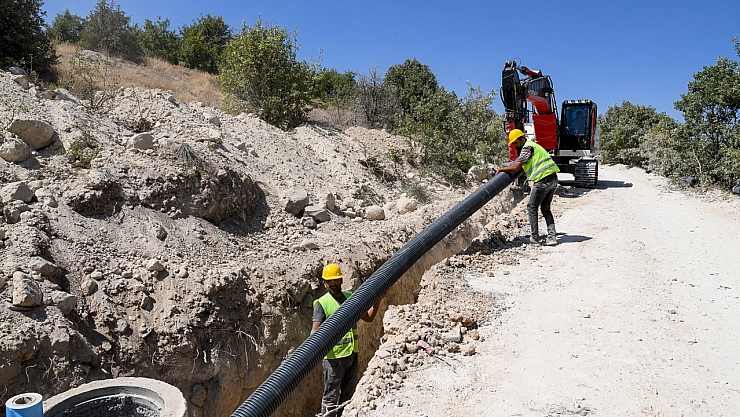 Gürkaynak mahallesinin kanalizasyon hattı tamamlandı