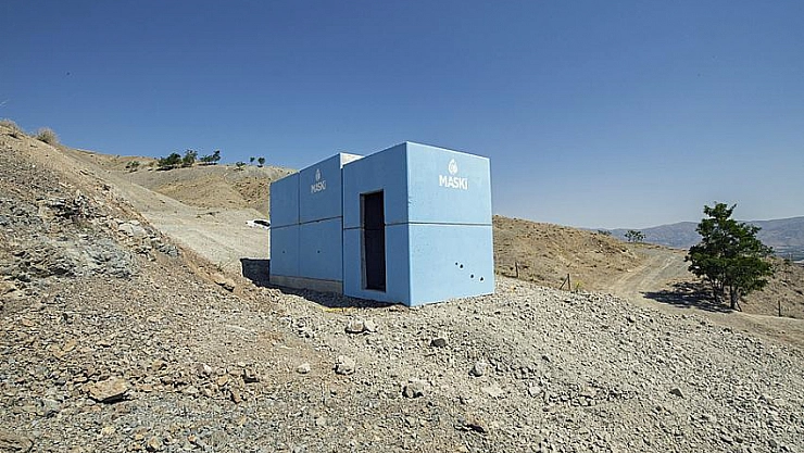 Hacıyusuflar'a prefabrik depo