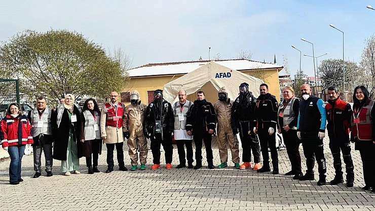 Hastanede nükleer olay tatbikatı