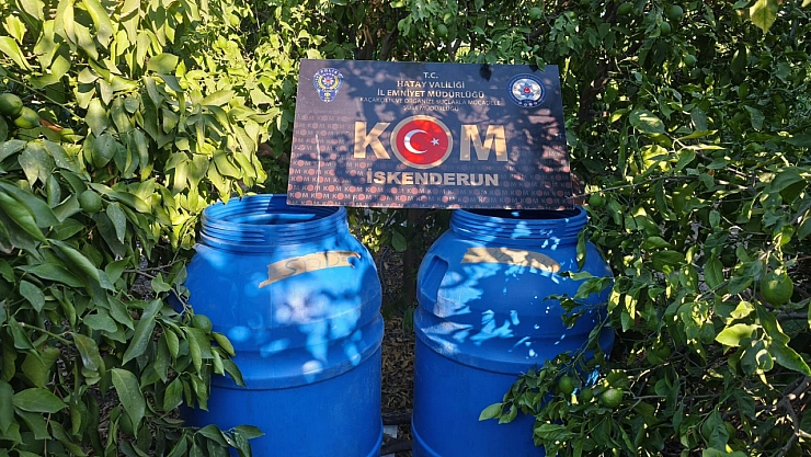 Hatay'da sahte içki ele geçirildi