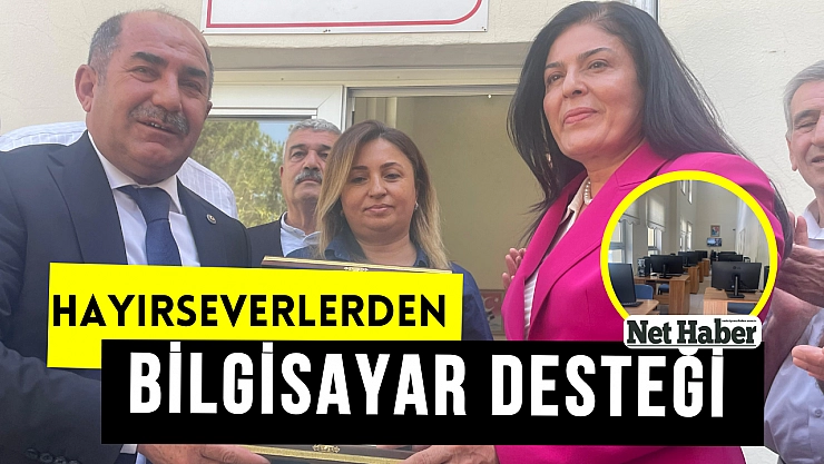 Hayırseverlerden bilgisayar desteği