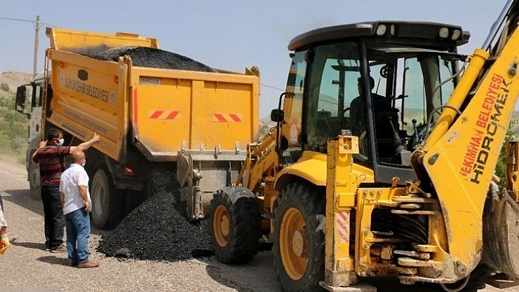 Asfalt çalışması başladı