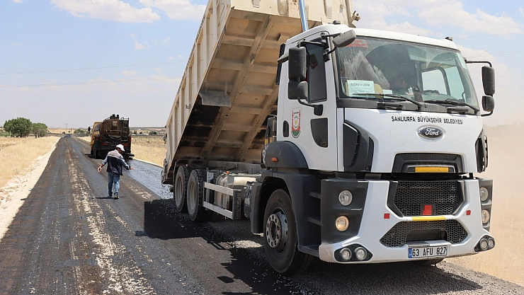 Hilvan kırsalında karayolları standartlarında yol