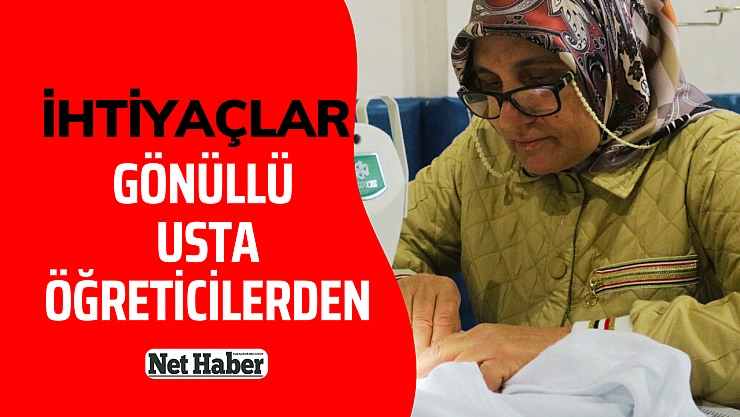 İhtiyaçlar gönüllü usta öğreticilerden