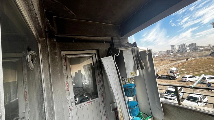 İkamet Yangını Çıktı, Bir Kişi Yaralandı