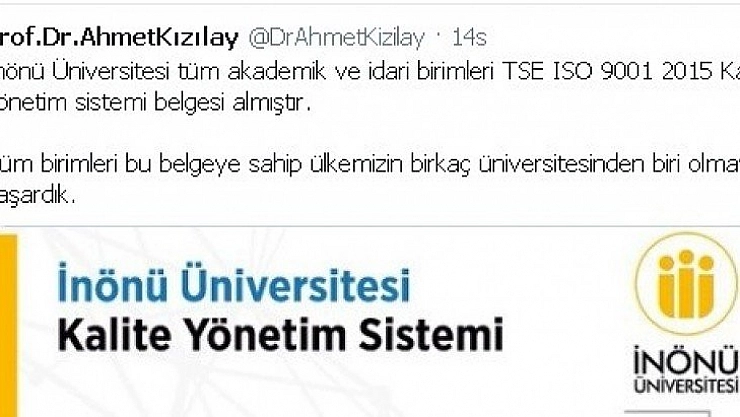 Tüm birimler belge aldı