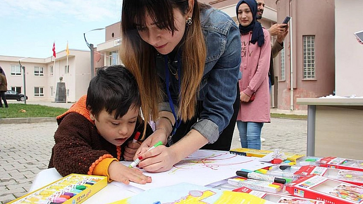 Özel çocuklarla özel bir gün 