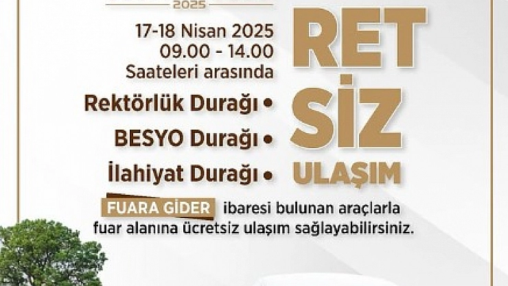 İpekyolu Kariyer Fuarı'na ücretsiz ulaşım imkânı