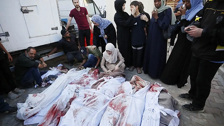 İşgal saldırısında 2'si çocuk 8 Filistinli şehit oldu